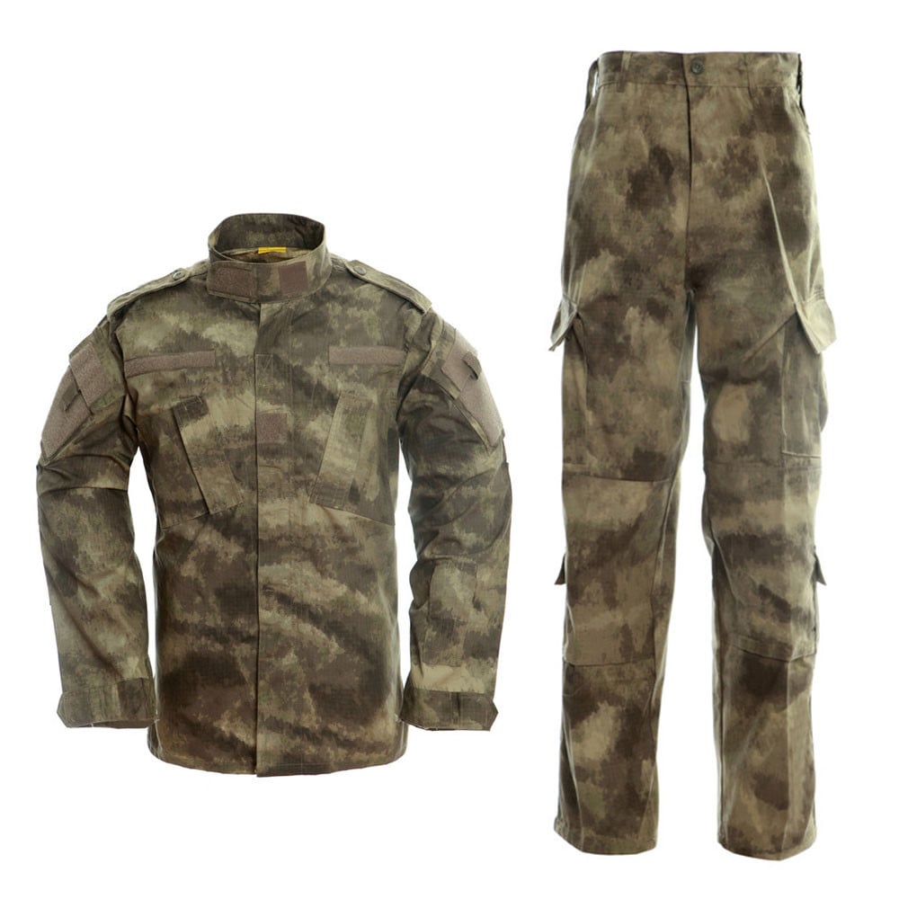 A-TACS AU Tactical Jacket and Pants Set: Premium Camouflage BDU Uniform for Special Police Wholesale