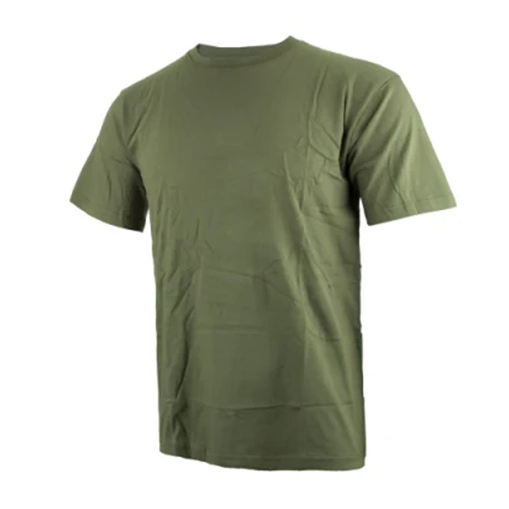 High-Quality Tactical Military Factory T-Shirt: 100% Cotton Green Outdoor Breathable Combat Quick Dr